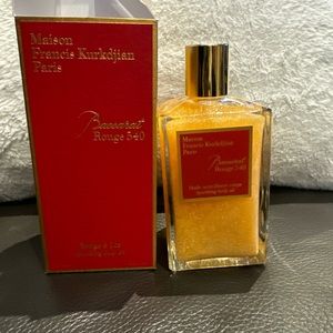 NEW Baccarat Rouge 540 Scented Sparkling Body Oil 6.8 oz